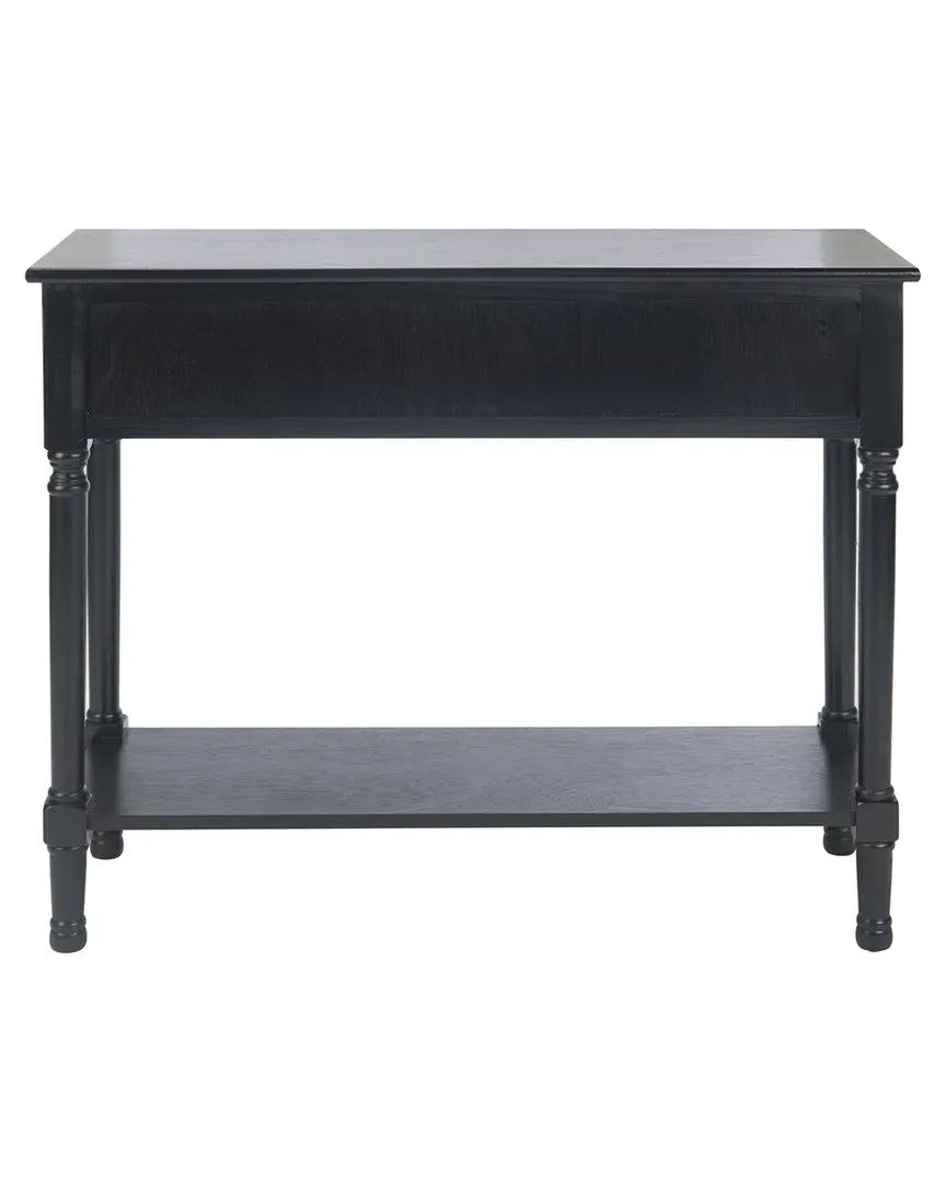 Allura 2-Drawer Console Table - Black, Pine image