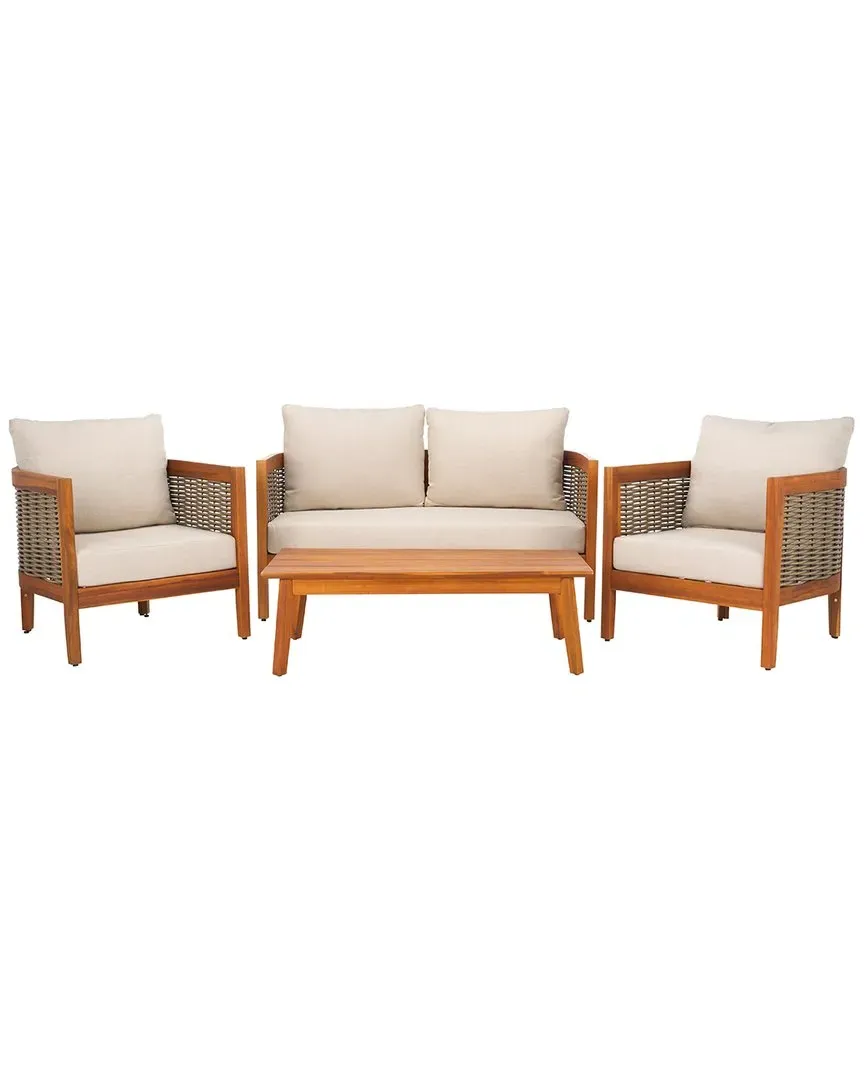 Amanda 4pc Set - Natural, Rattan