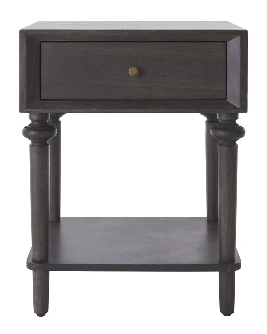 Ambrashi End Table with Drawer - Dark Grey image