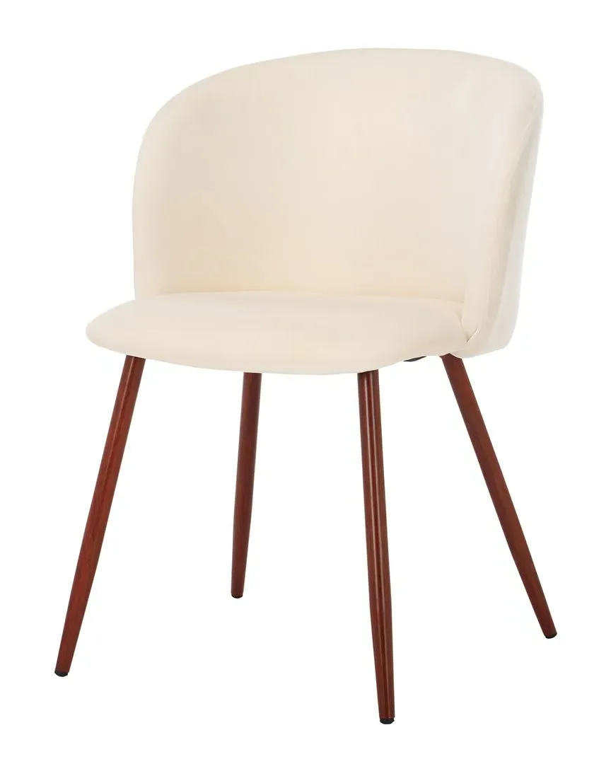 Aminah Upholstered Dining Chair - Ivory, Velvet image