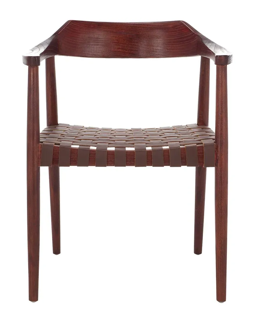 Amycus Accent Chair - Cognac, Walnut