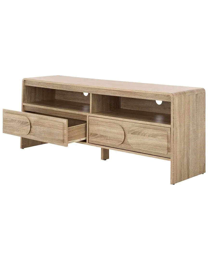 Arsenio 2-Drawer Media Stand - Light Cream image