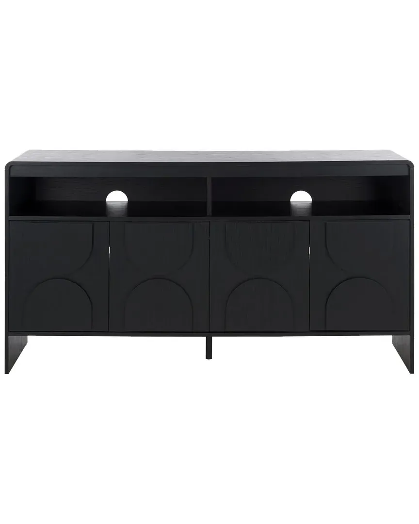 Arsenio 4-Door Sideboard with Storage - Black image