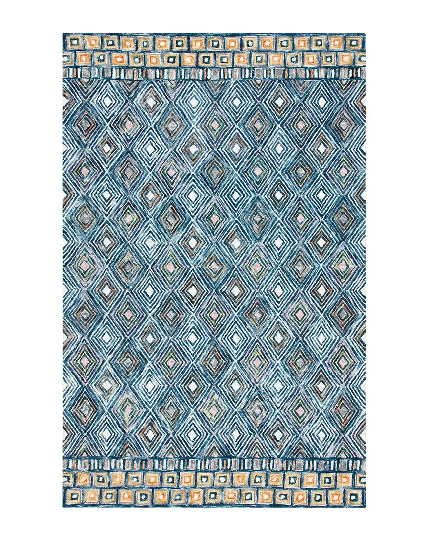 Aspen Hand-Tufted Rug - Blue, Wool
