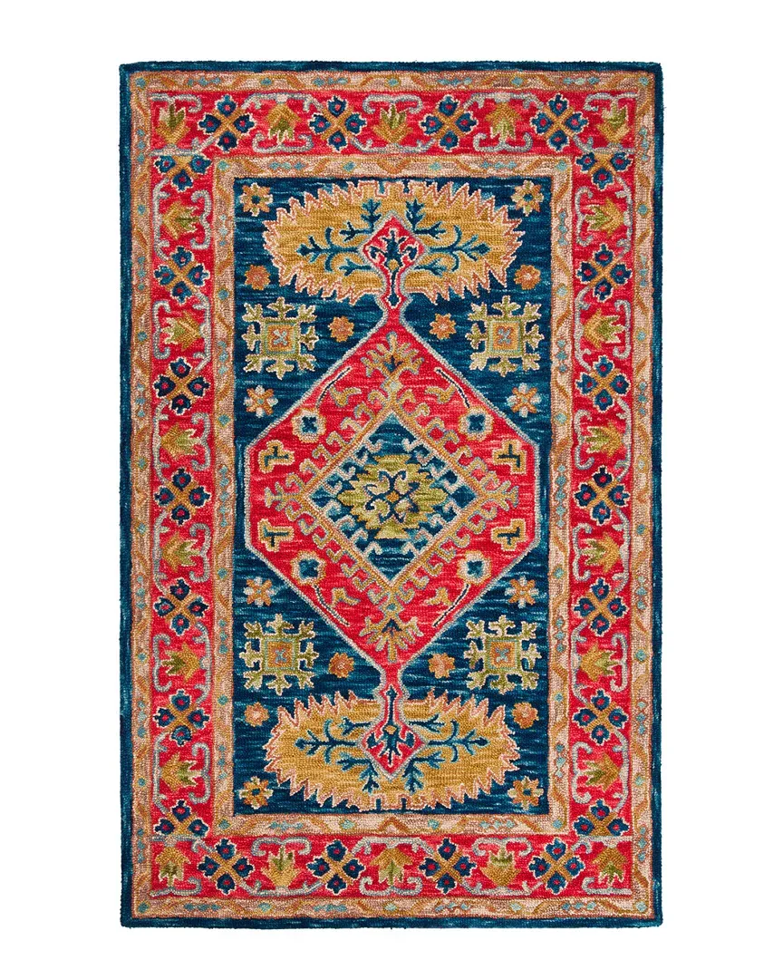 Aspen Hand-Tufted Rug - Red, Wool