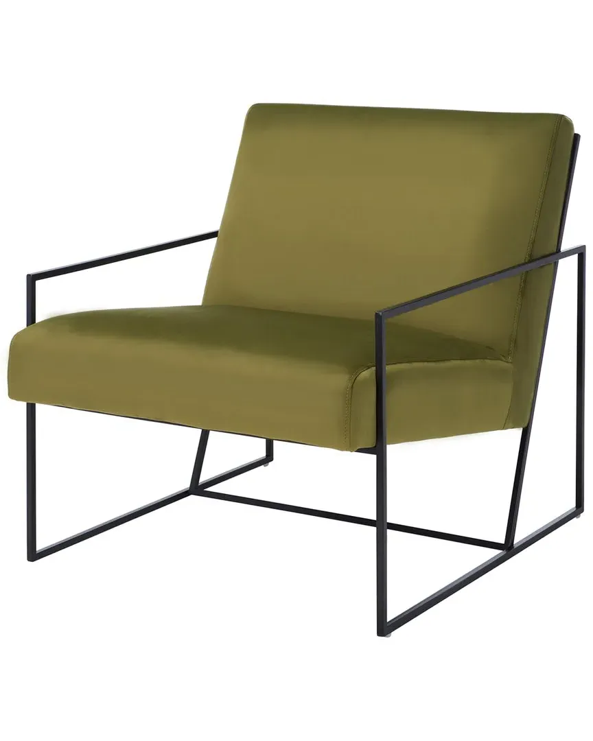 Atheris Arm Chair - Green, Velvet image