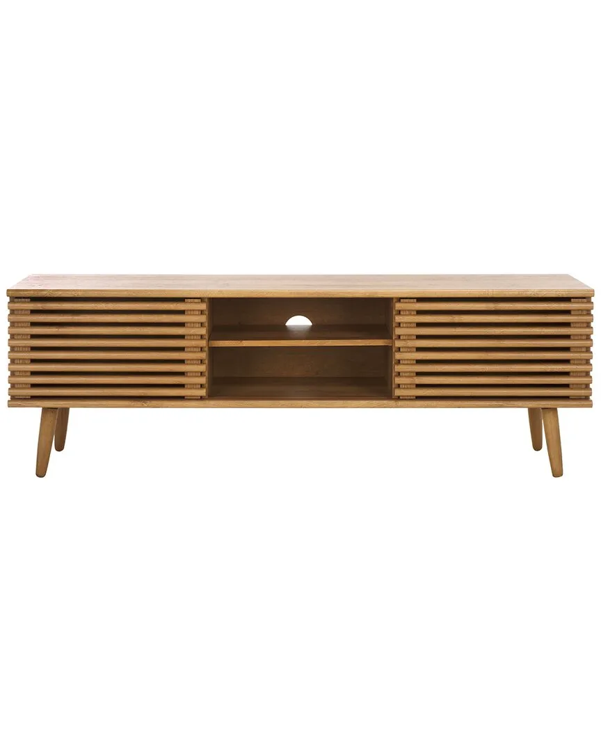 Averi 2-Door Media Stand - Rustic Oak