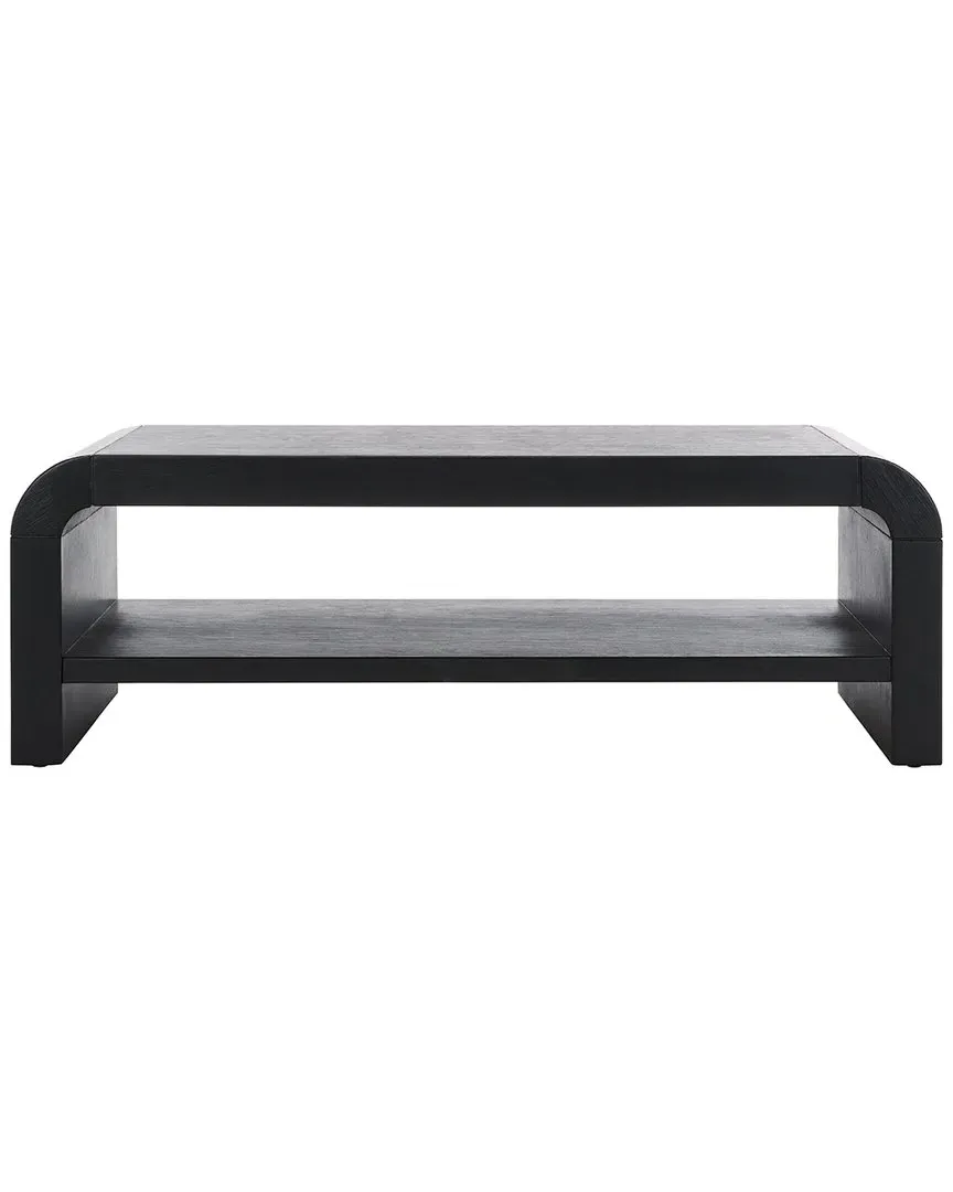Avivan 1-Shelf Coffee Table - Black, Wood image
