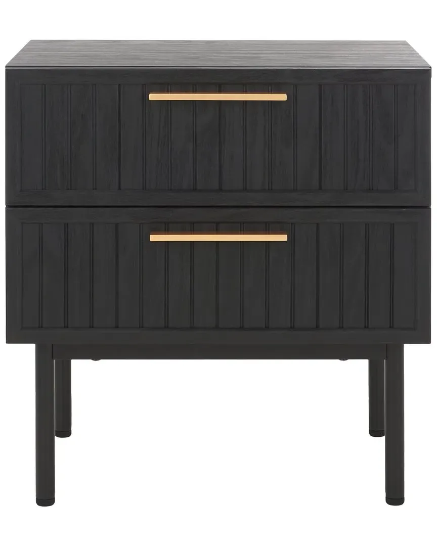 Axelle 2-Drawer Nightstand - Black image