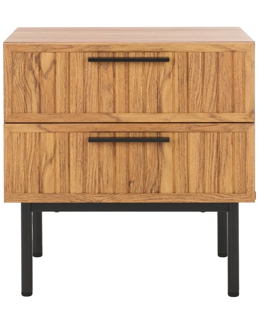 Axelle 2-Drawer Nightstand - Oak