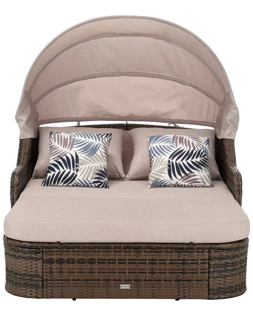 Baloo Outdoor Daybed - Grey Brown, Wicker image