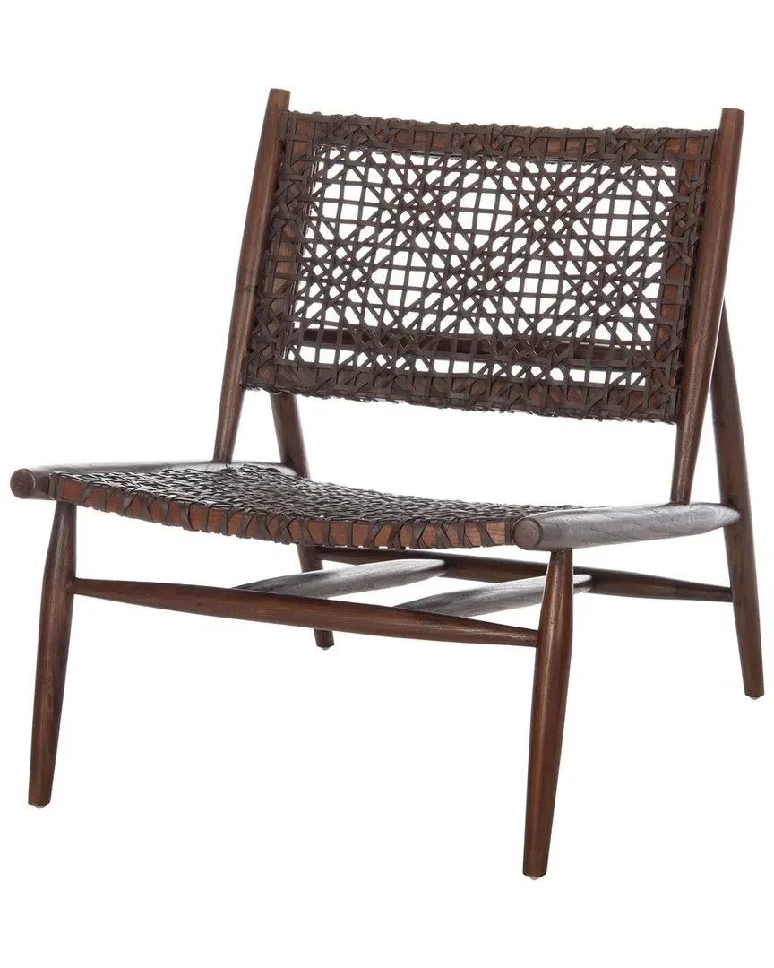 Bandelier Accent Chair - Brown, Cowhide Leather