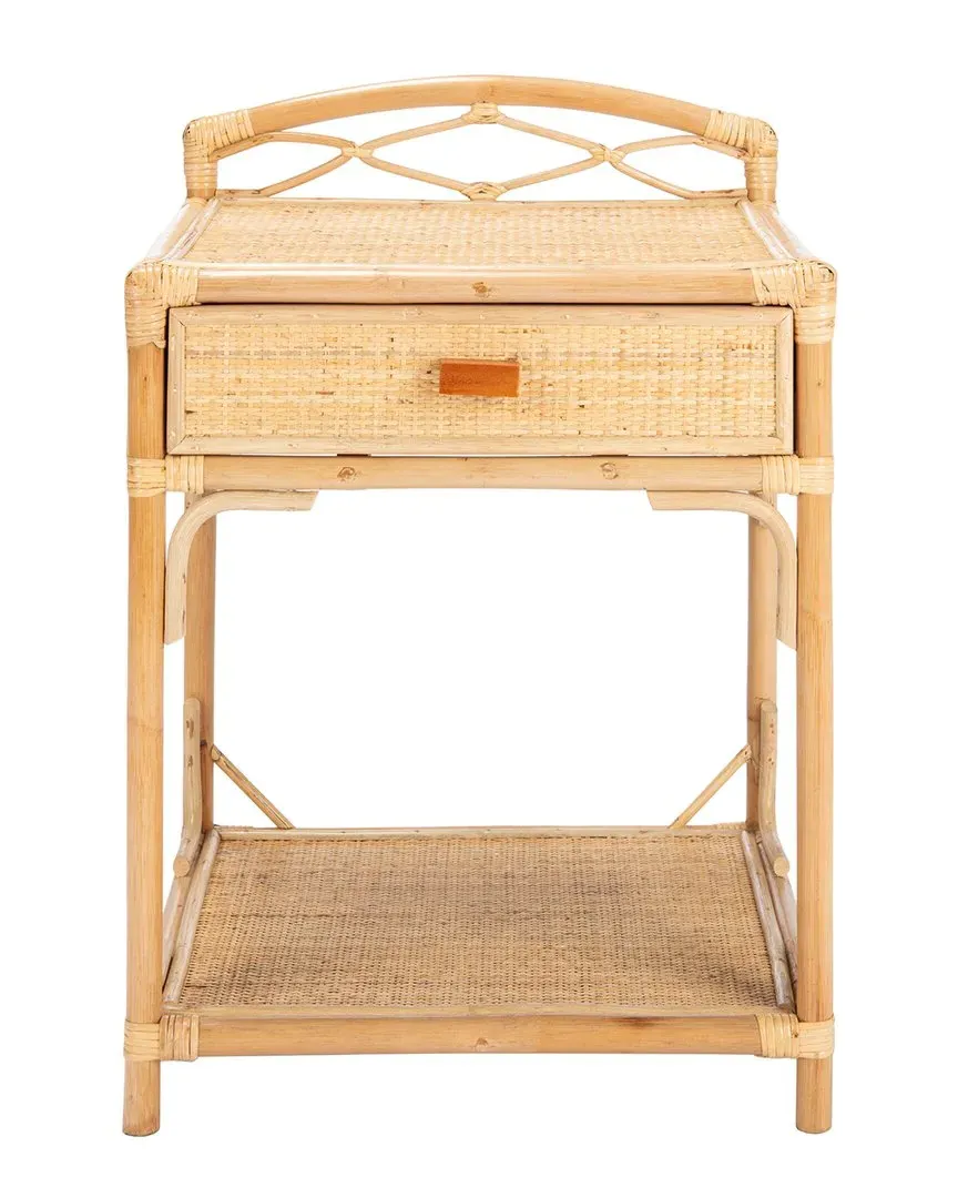 Bea 1-Drawer Nightstand - Natural, Rattan