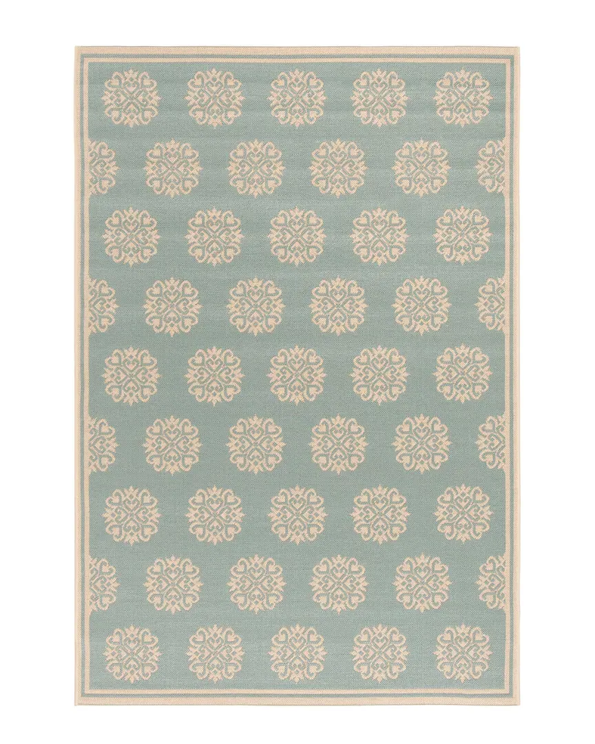 Beach House Indoor/Outdoor Rug - Aqua, Polypropylene