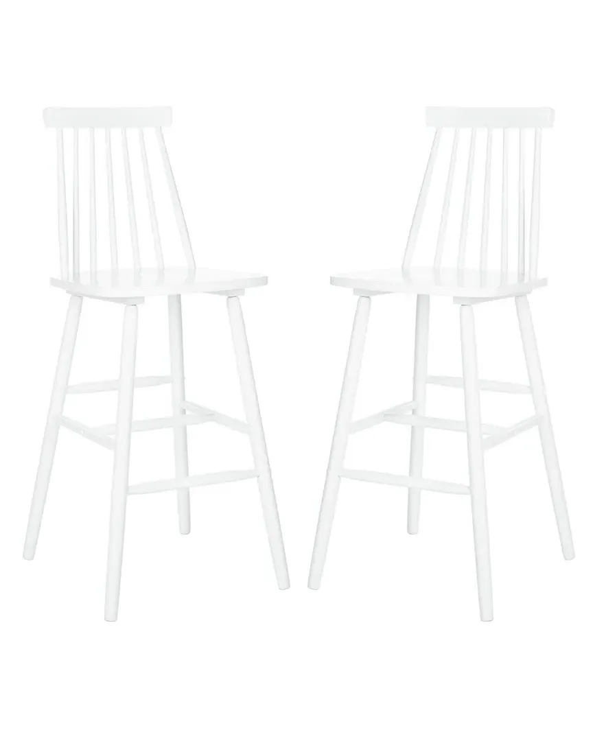 Beaufort Set of 2 Bar Stools - White image