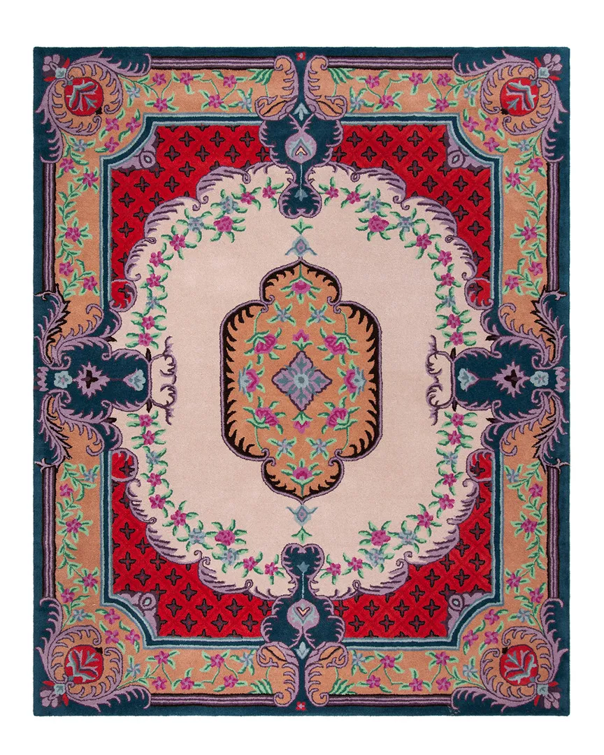 Bellagio Hand-Tufted Rug - Ivory Pink, Wool Viscose