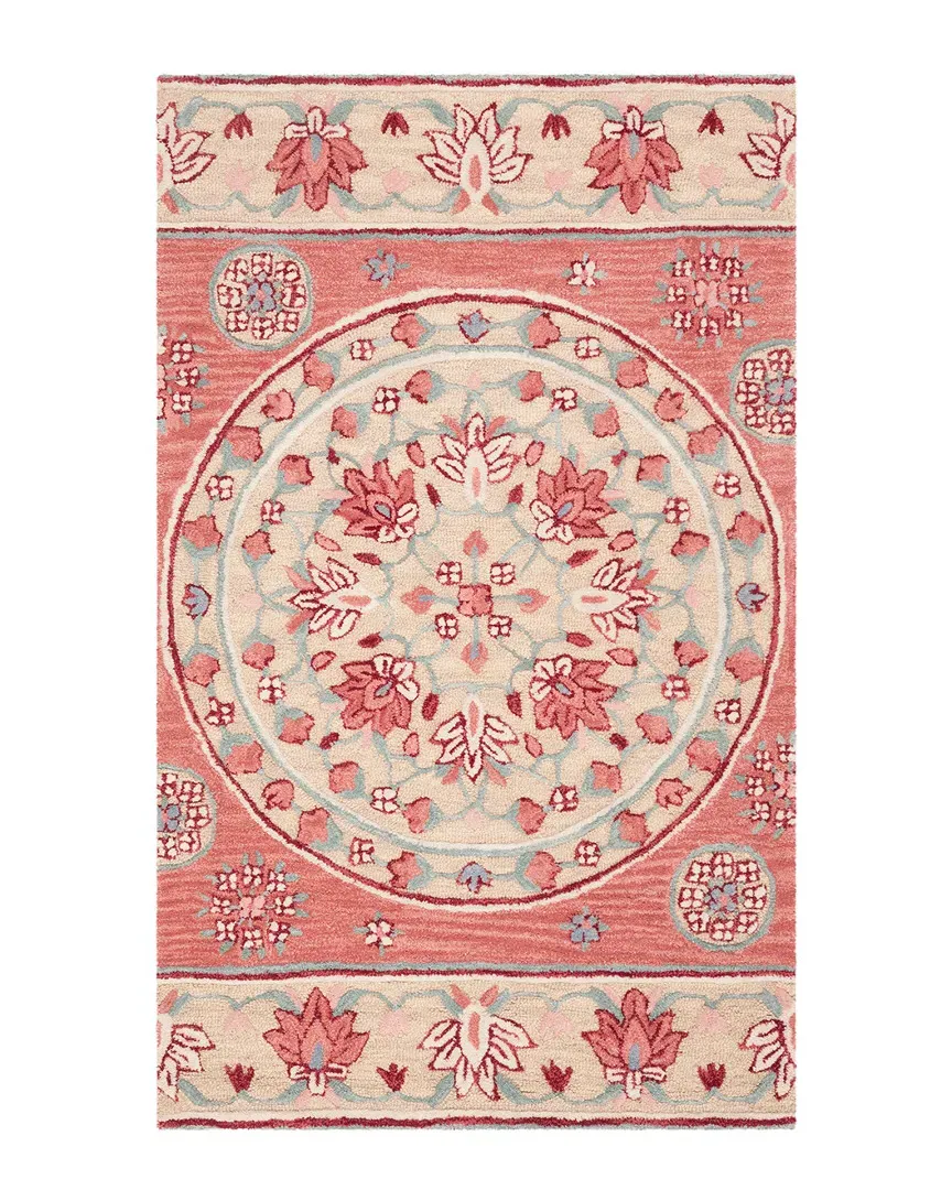 Bellagio Hand-Tufted Rug - Red Beige, Wool