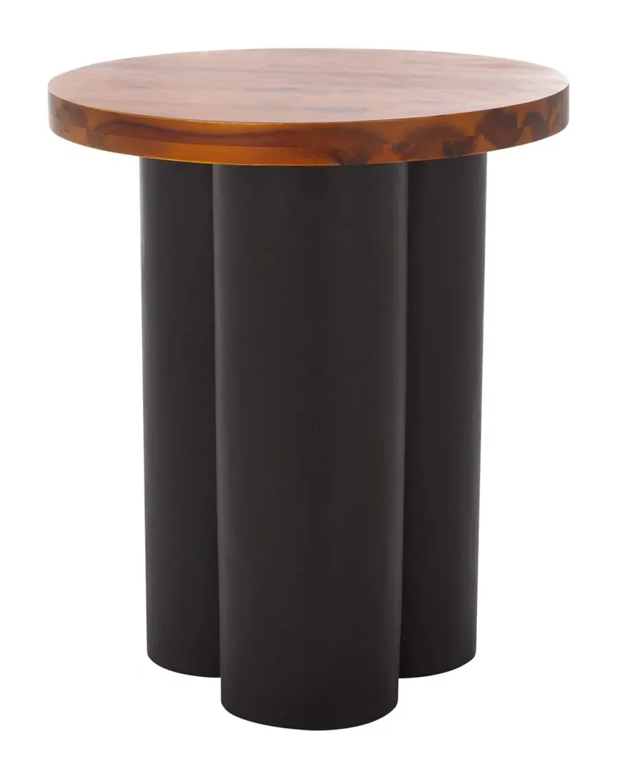 Benvolio Round Accent Table - Natural, Acacia Wood image