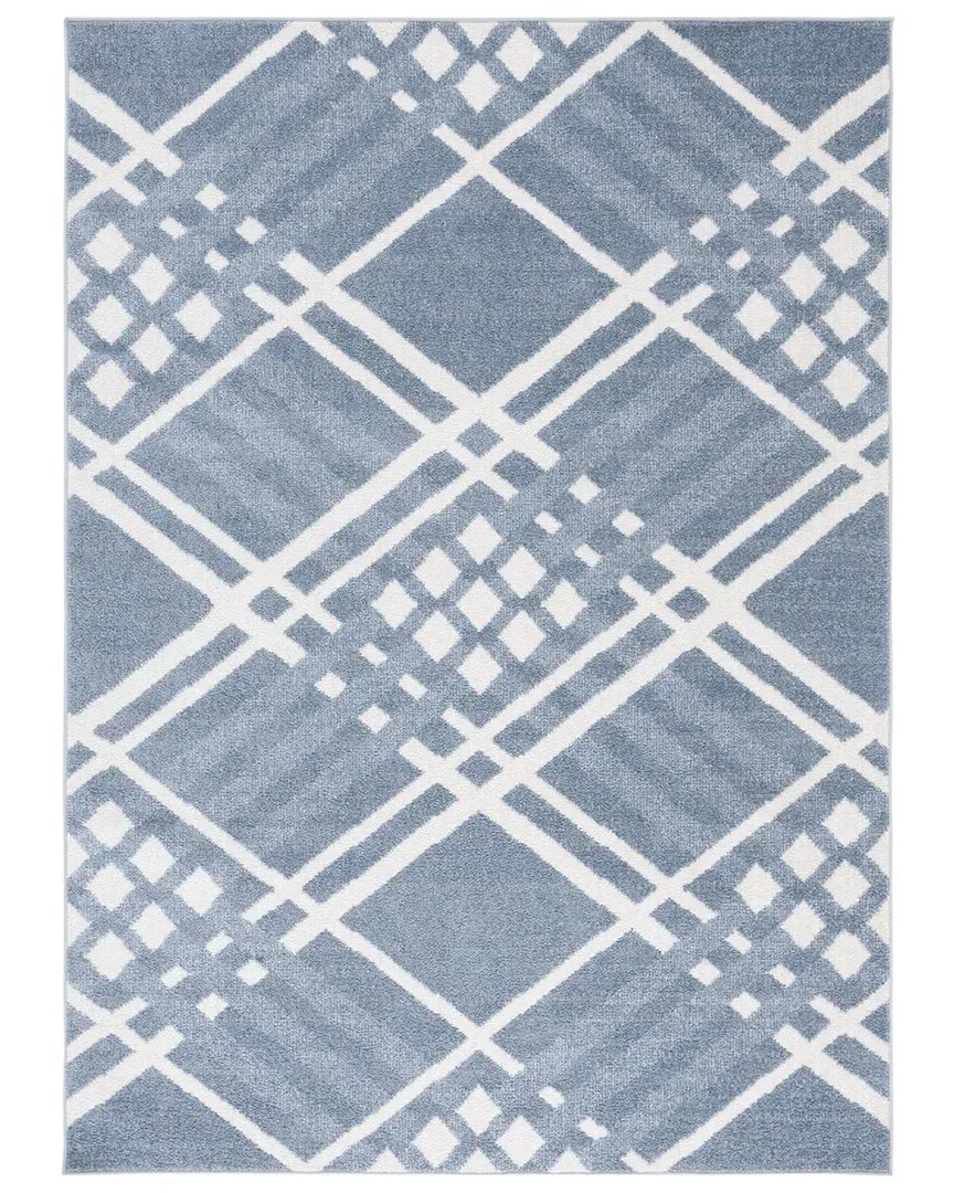 Blair Washable Area Rug - Blue, Polyester