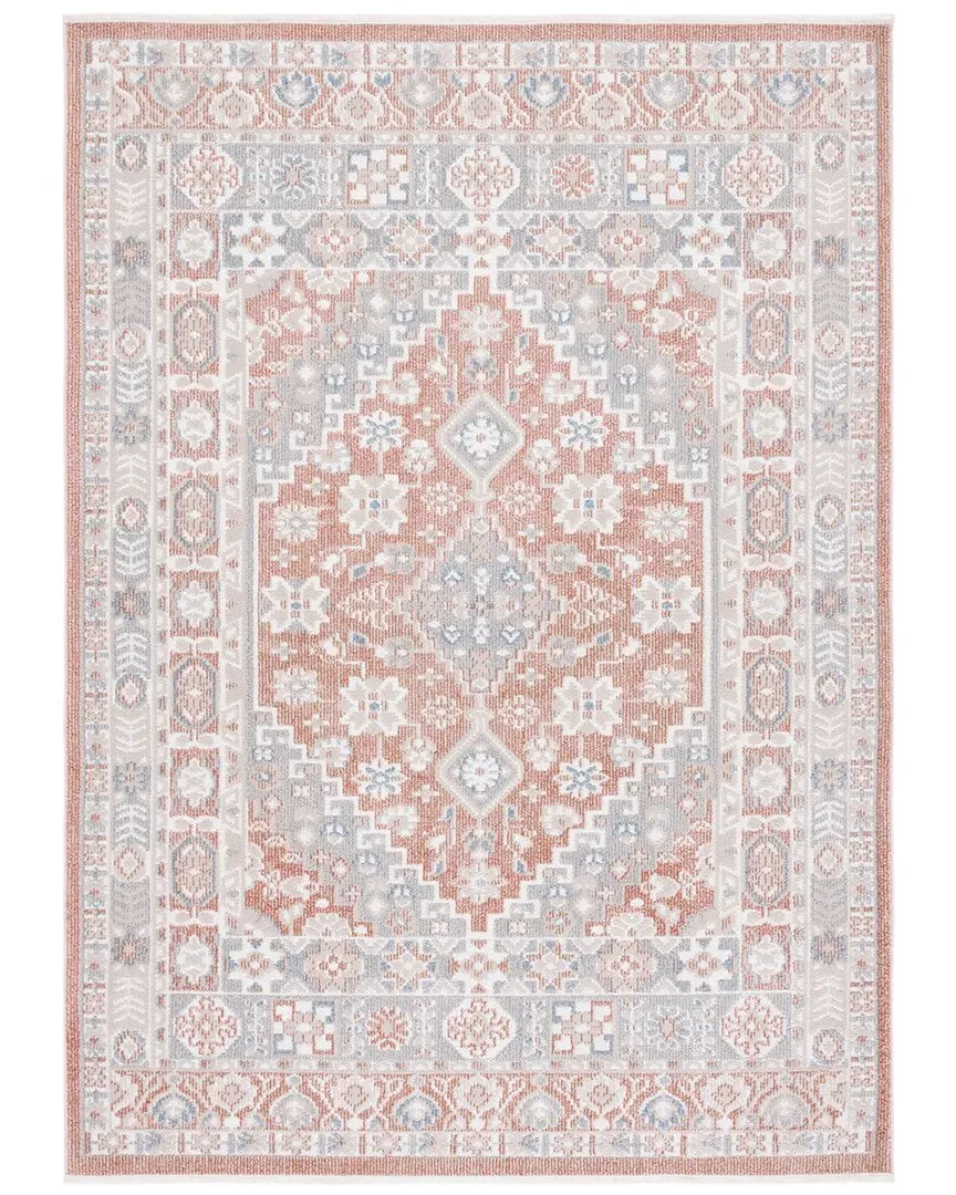 Blair Washable Area Rug - Rose, Polyester