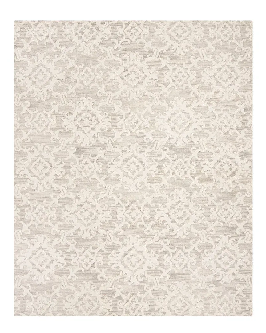 Blossom Hand-Tufted Rug - Grey, Wool
