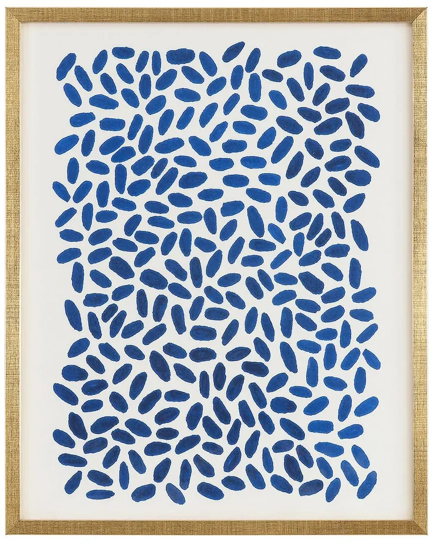 Blueberry Scone 16x20in Wall Art - Royal Blue