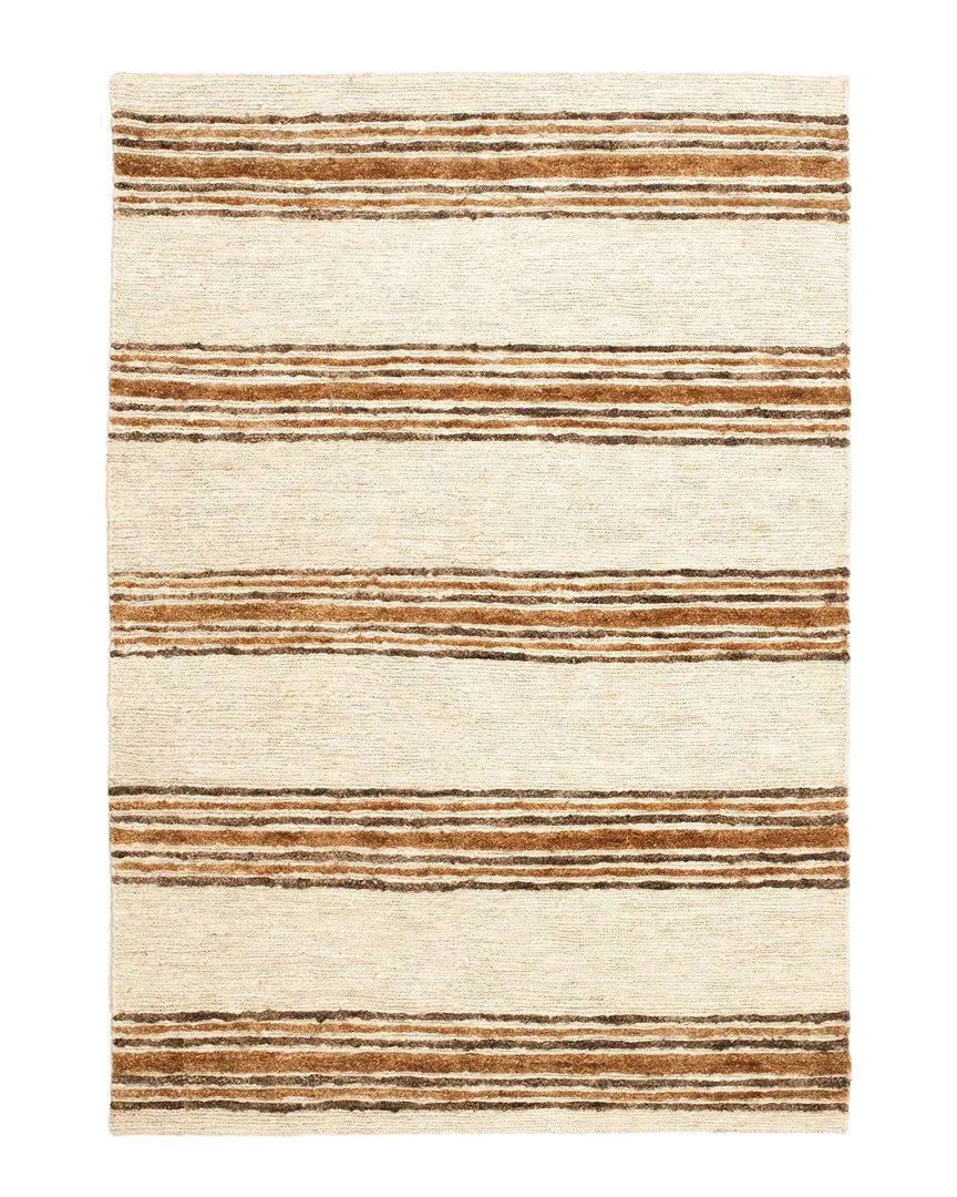 Bohemian Hand-Knotted Rug - Natural, Jute