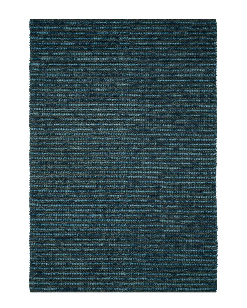 Bohemian Hand-Woven Rug - Dark Blue, Wool