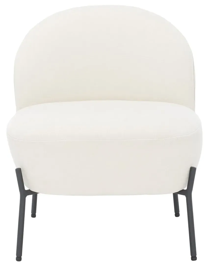 Brax Petite Slipper Chair - Cream, Velvet image
