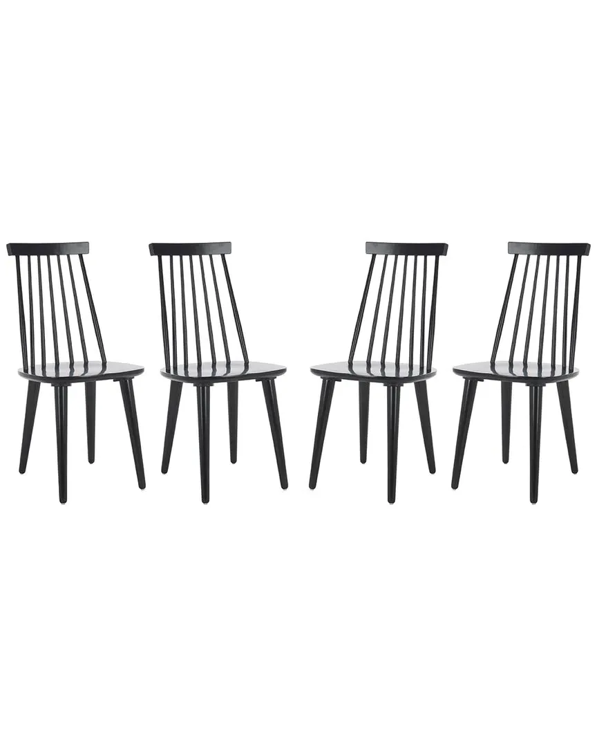 Burris Side Chair - Black, Rubber Wood image