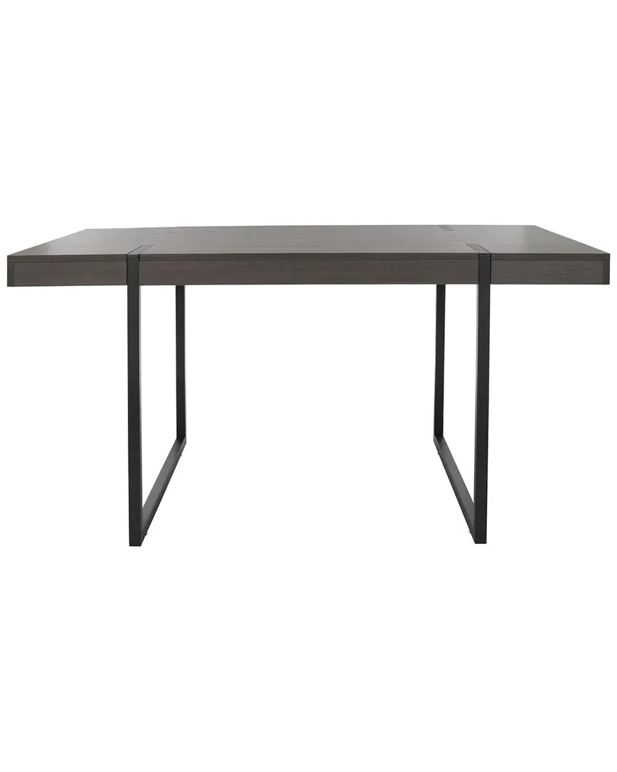 Cael Rectangular Dining Table - Charcoal, Melamine image
