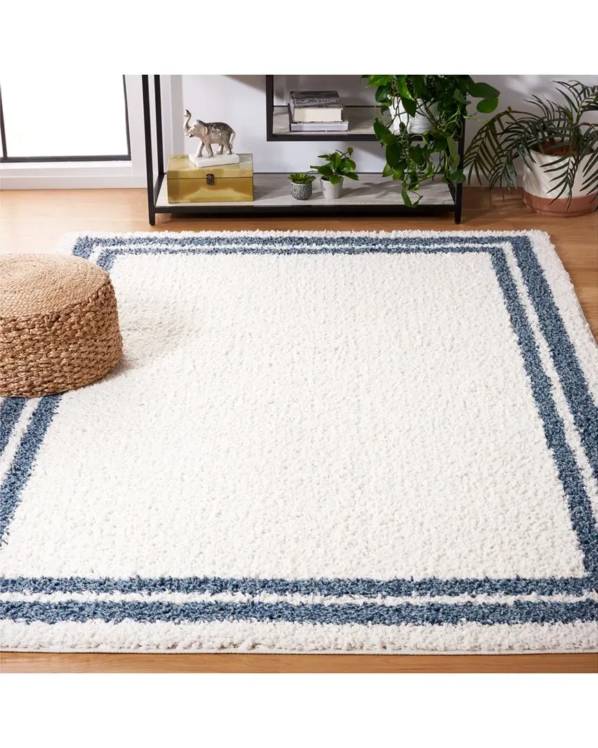 Calico Shag Power Loomed Rug - Ivory, Polyester image