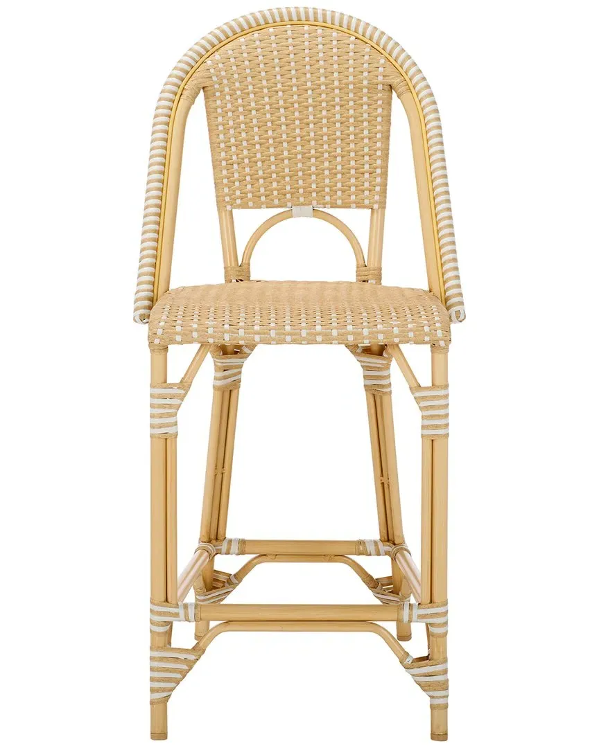 California Counter Stool - Coffee, Wicker