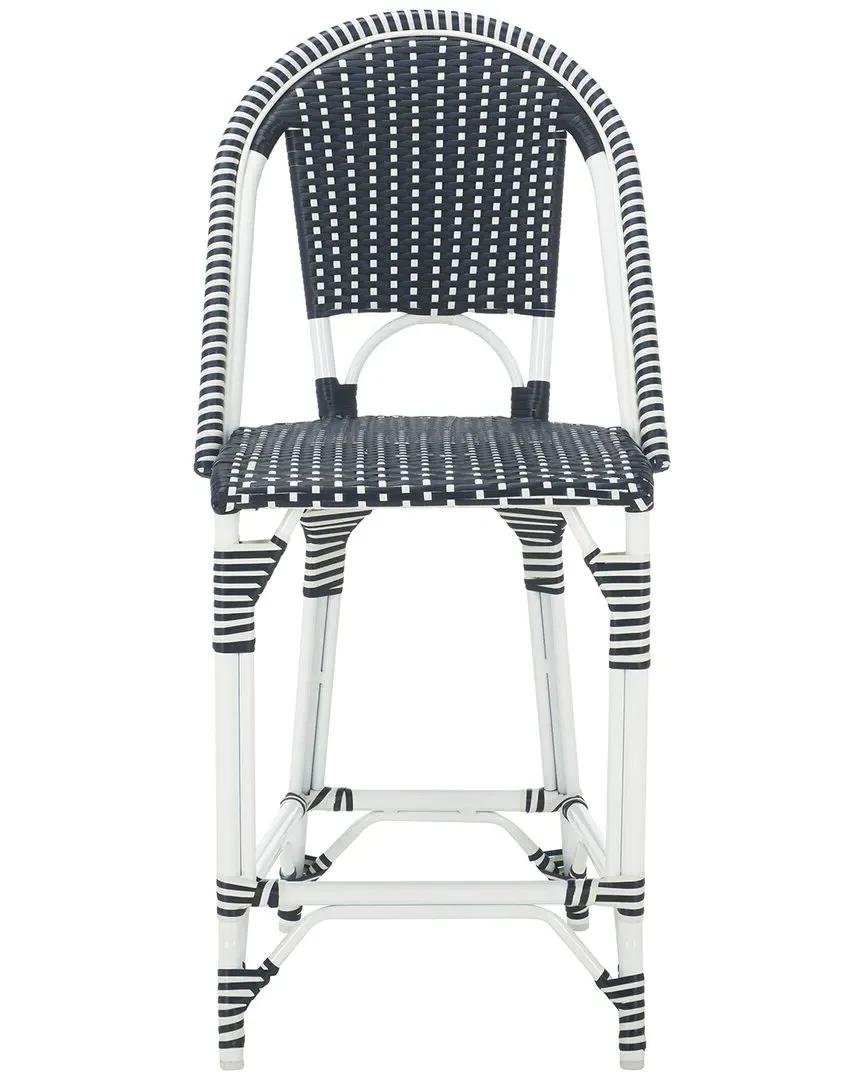 California Counter Stool - Navy, Wicker