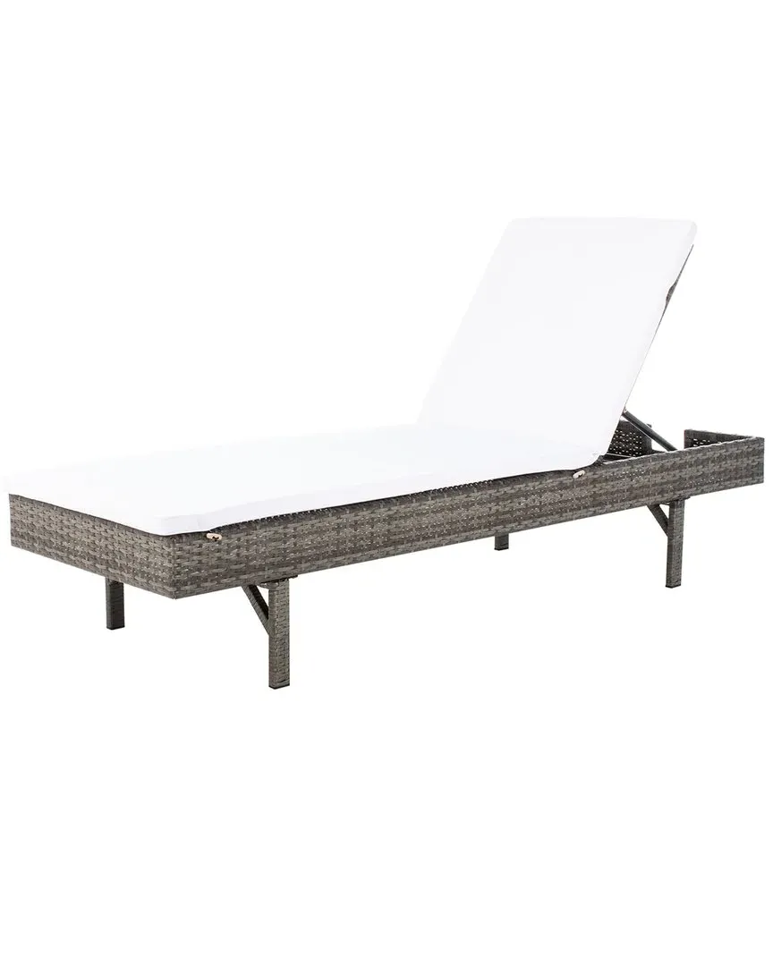 Cam Indoor/Outdoor Sunlounger - Grey, Wicker