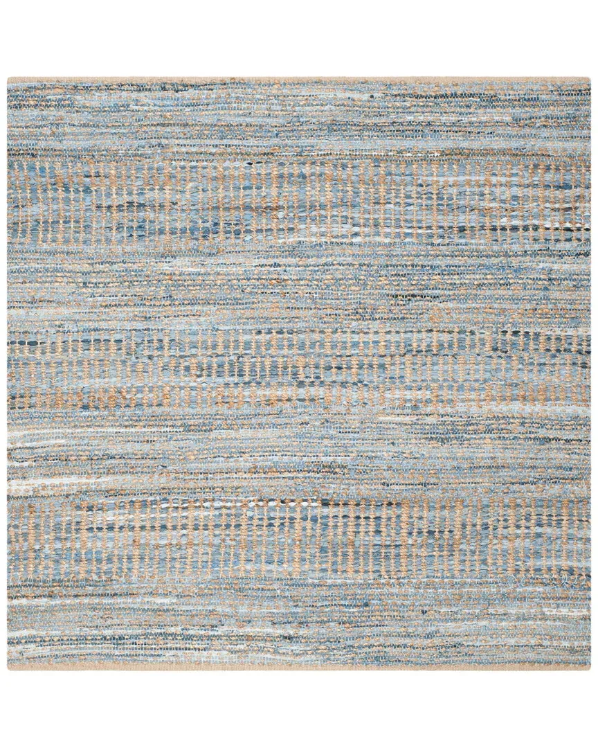 Cape Cod Hand-Woven Rug - Blue, Jute