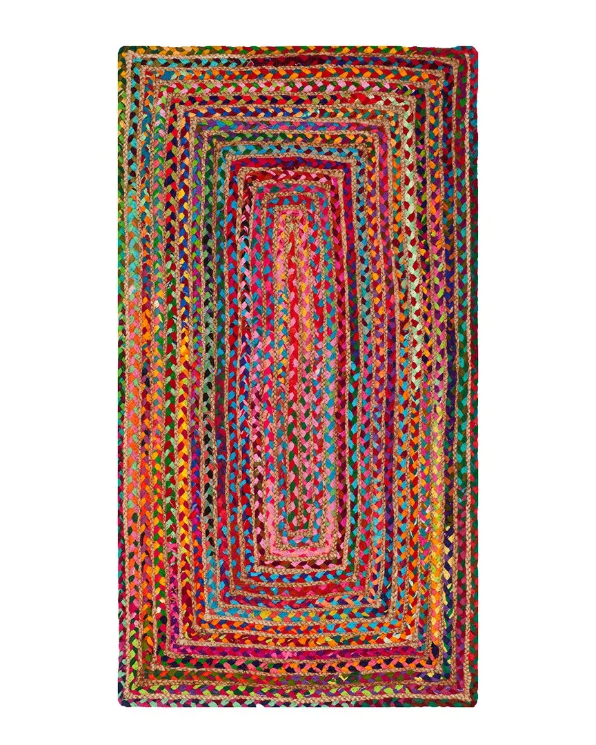 Cape Cod Hand-Woven Rug - Red, Jute