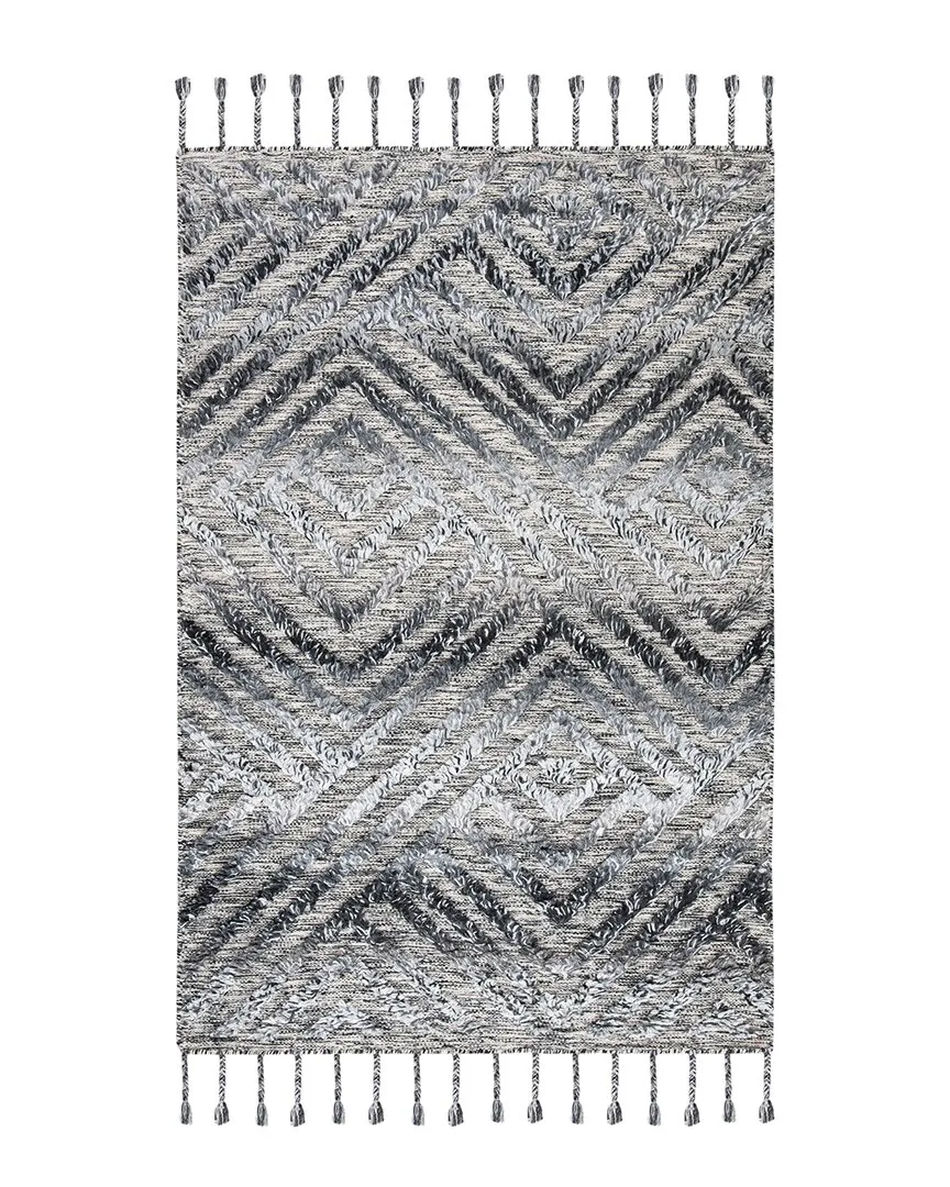 Casablanca Hand-Knotted Rug - Grey, Wool-Blend