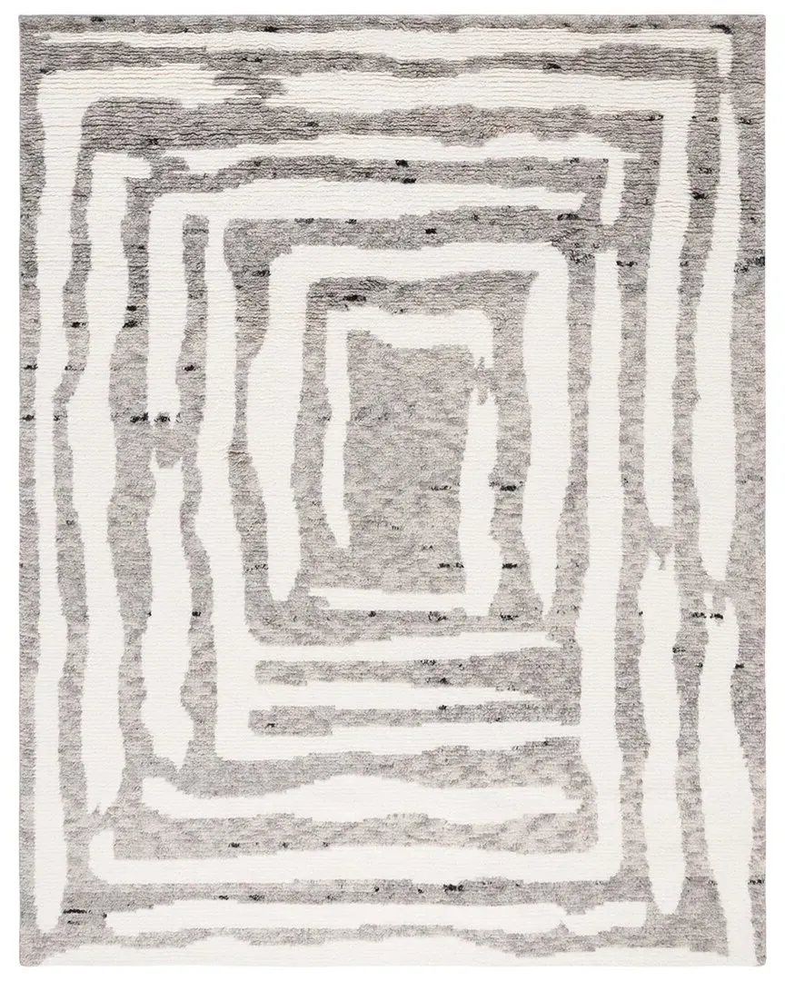 Casablanca Hand-Knotted Rug - Ivory, New Zealand Wool