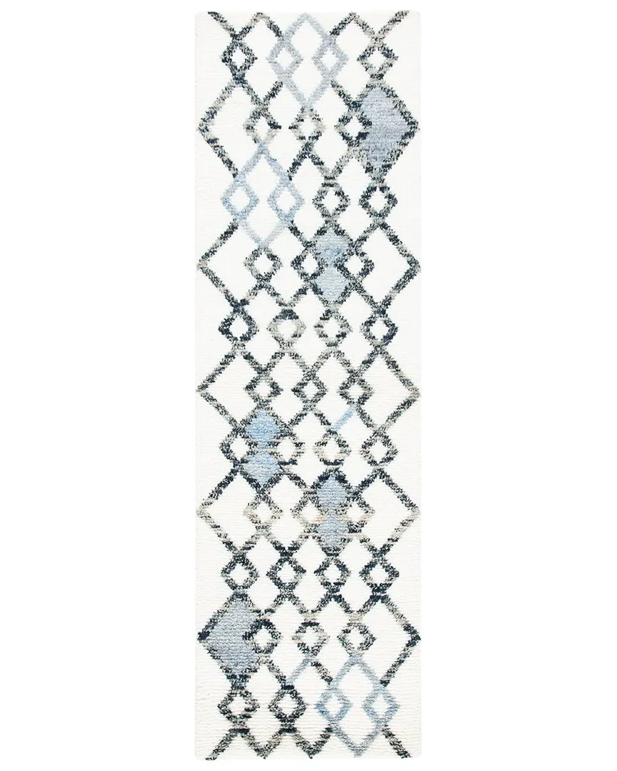 Casablanca Hand-Knotted Rug - Ivory, Wool-Blend