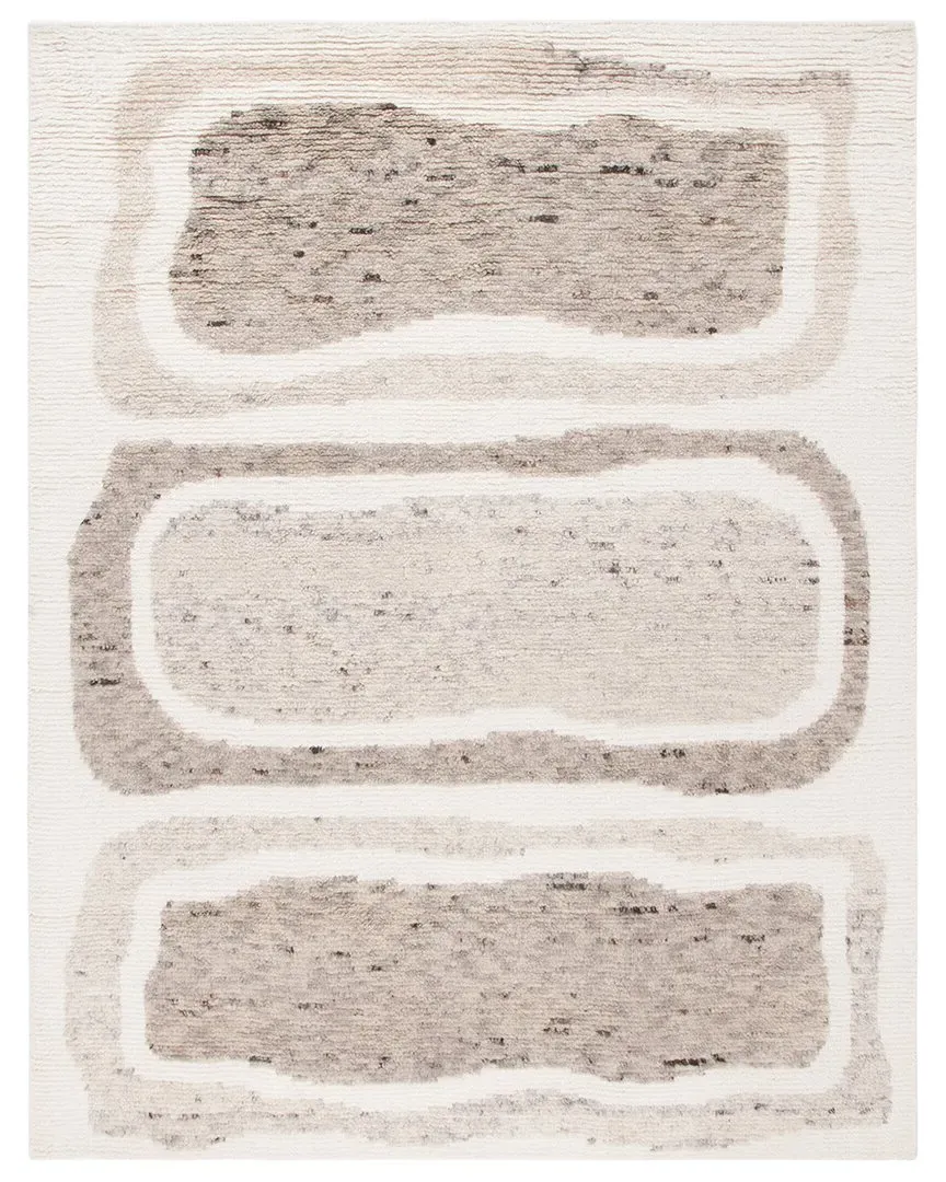 Casablanca Hand Knotted Rug - Ivory, Wool