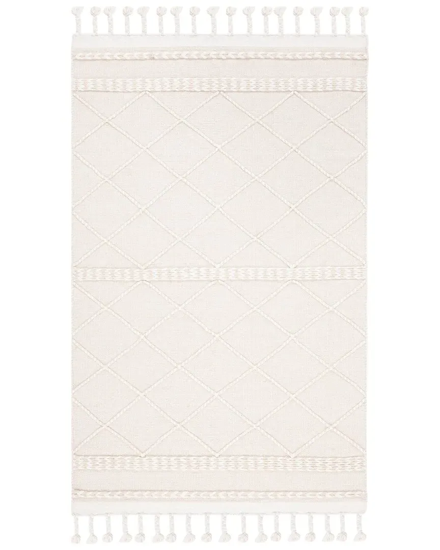 Casablanca Hand Loomed Rug - Beige, Wool-Blend
