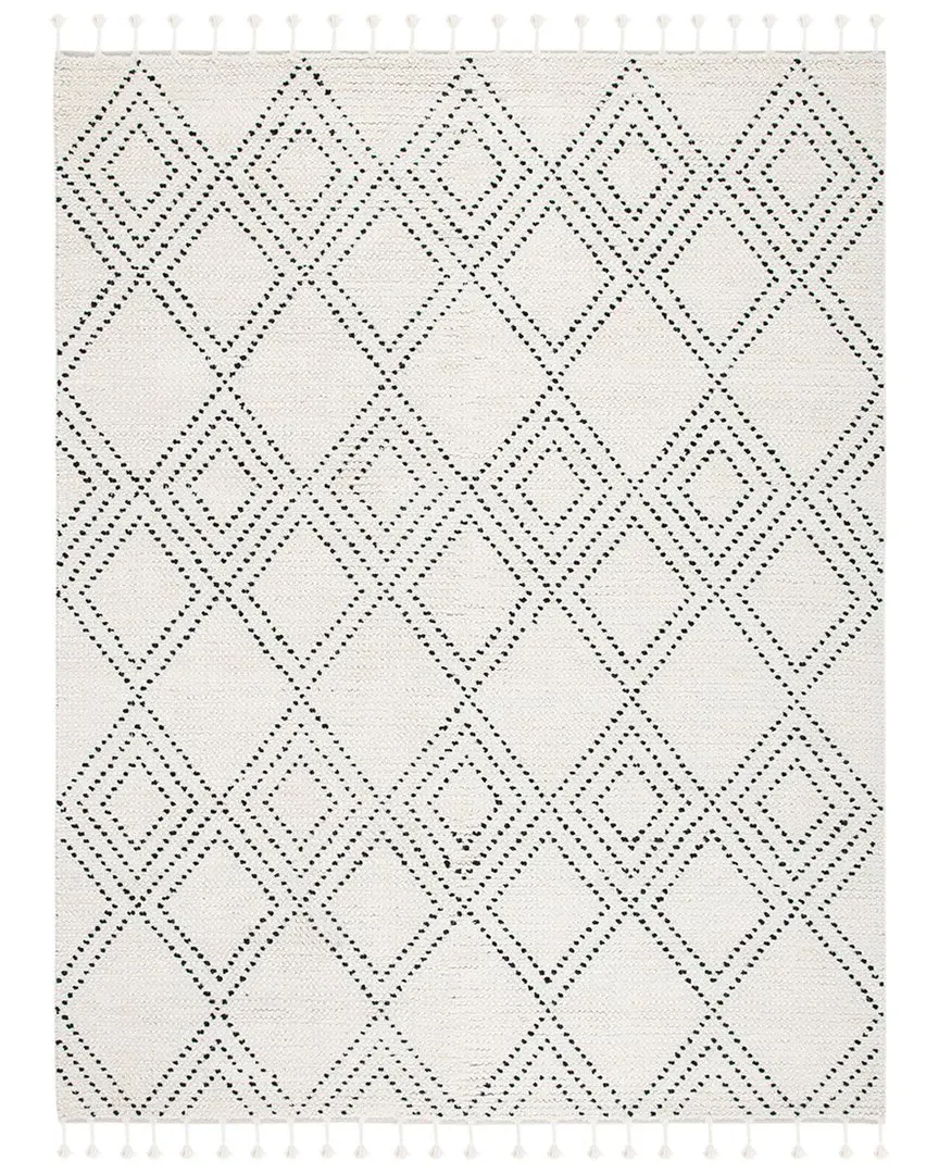 Casablanca Hand Loomed Rug - Ivory, Wool-Blend
