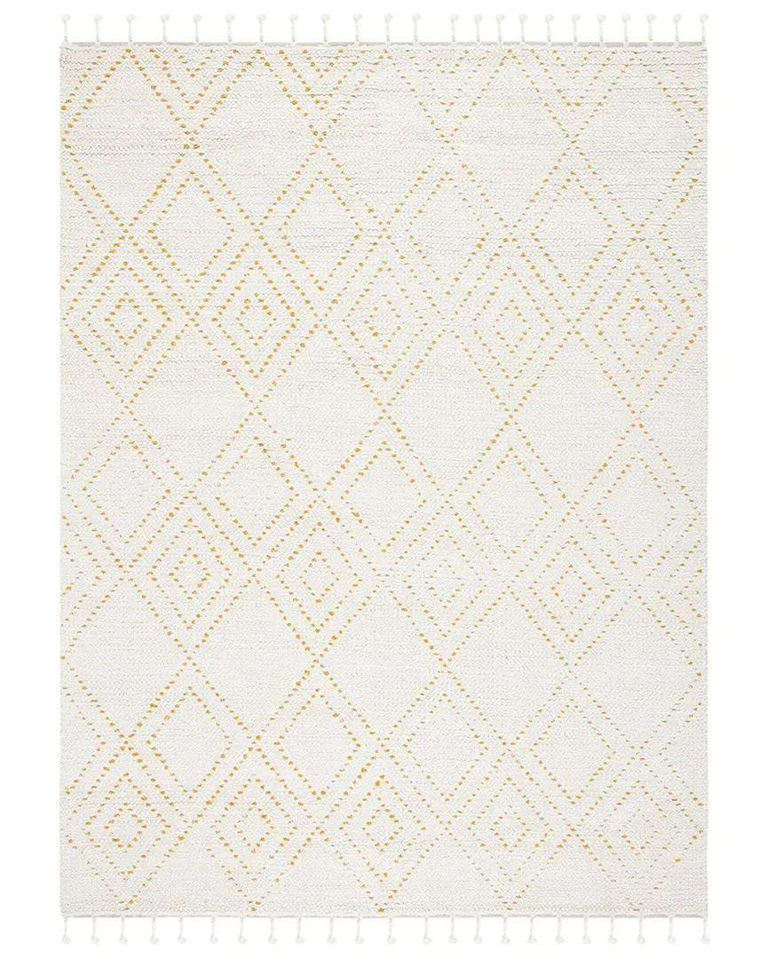 Casablanca Hand Loomed Rug - Ivory, Wool-Blend