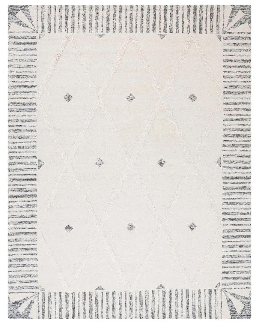 Casablanca Hand-Tufted Rug - Black, Wool image