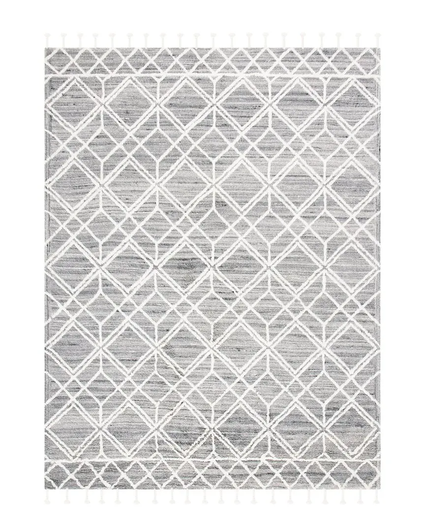 Casablanca Hand Tufted Wool Rug - Grey