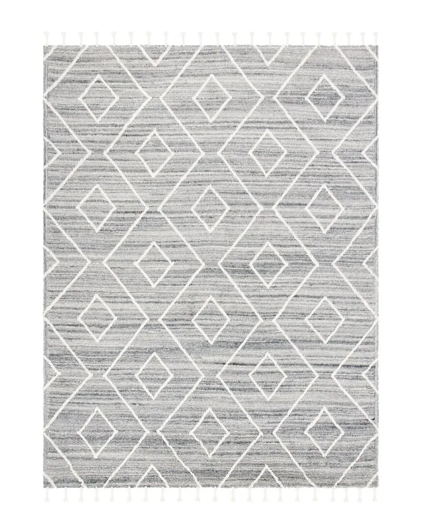 Casablanca Hand Tufted Wool Rug - Grey