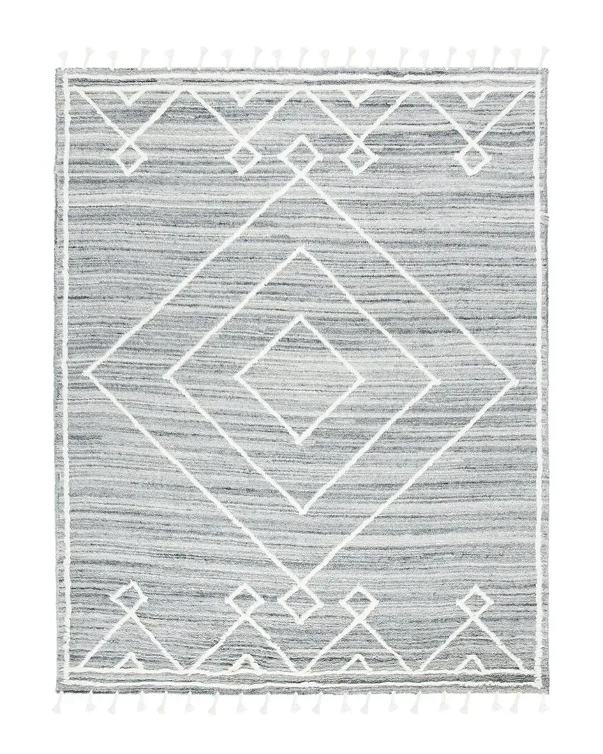 Casablanca Hand Tufted Wool Rug - Grey
