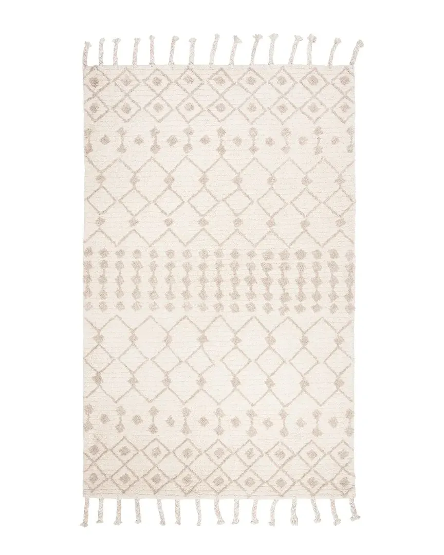 Casablanca Hand Tufted Wool Rug - Ivory
