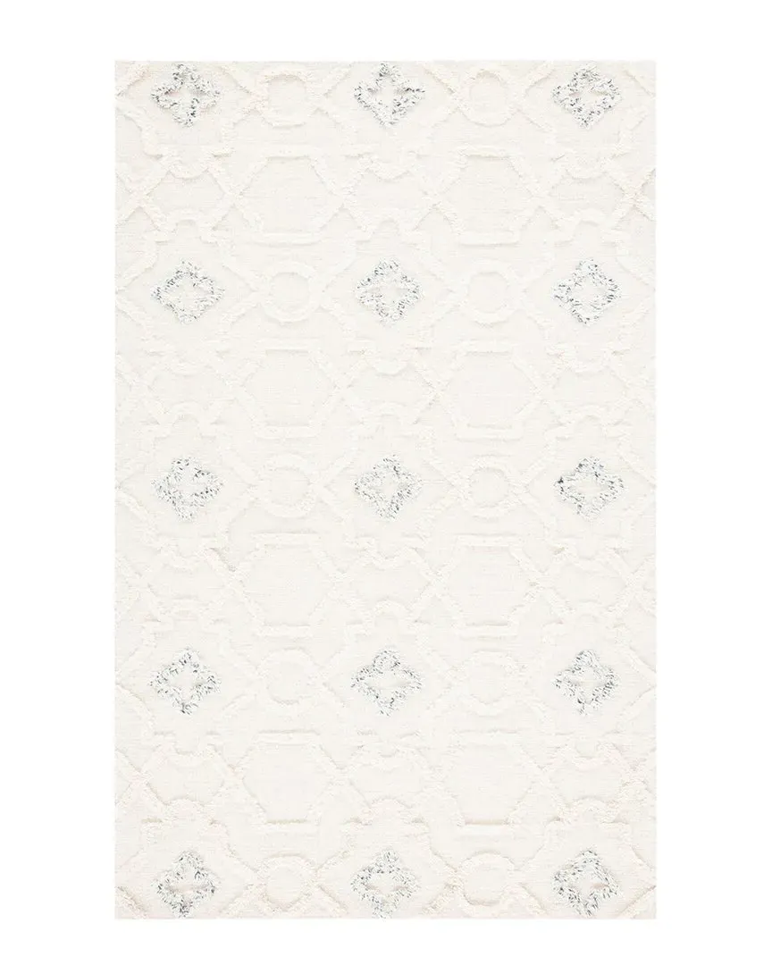 Casablanca Hand Tufted Wool Rug - Ivory